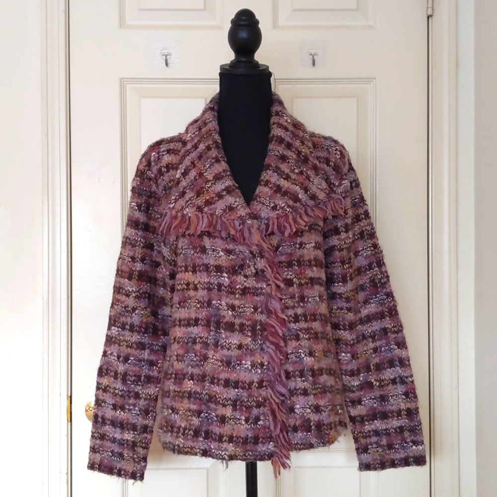 Wool And Acrylic Multicolor And Pattern Sweater J… - image 1